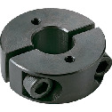 Set Collars with Mounting Hole (Female Screw) - Steel (Ferrosoferric Oxide Film) - Split Type